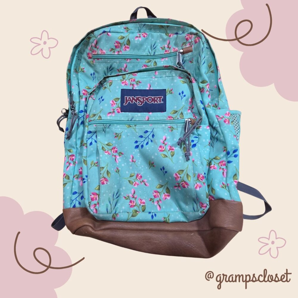 Jansport Large Floral Back Pack
